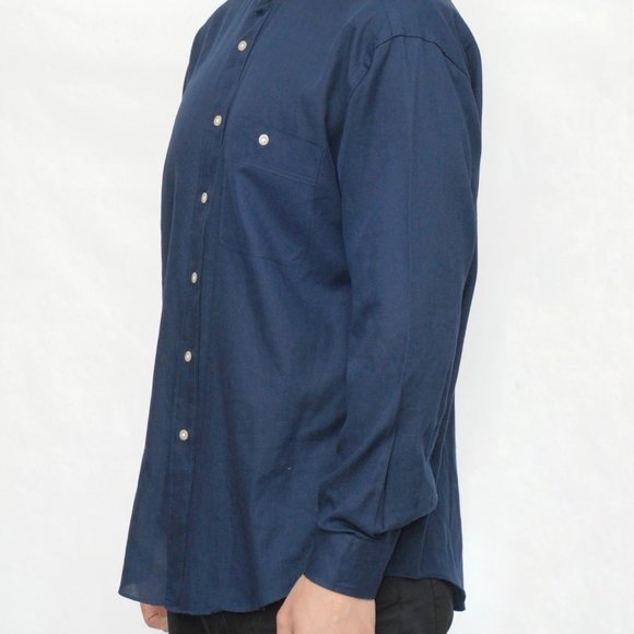 Yves Saint Laurent Mao Collar Shirt - Picture 2 of 3